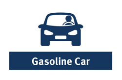 An icon representing gasoline car